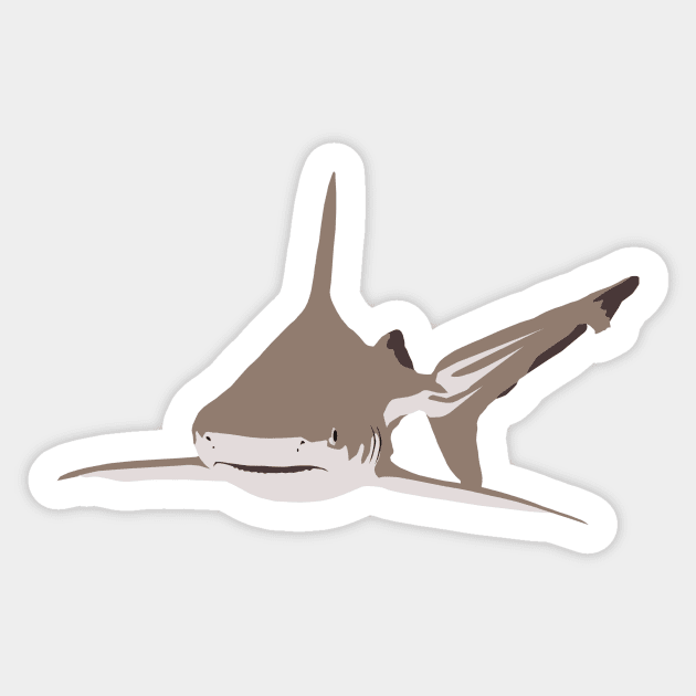 Sandbar Shark Sticker by stargatedalek